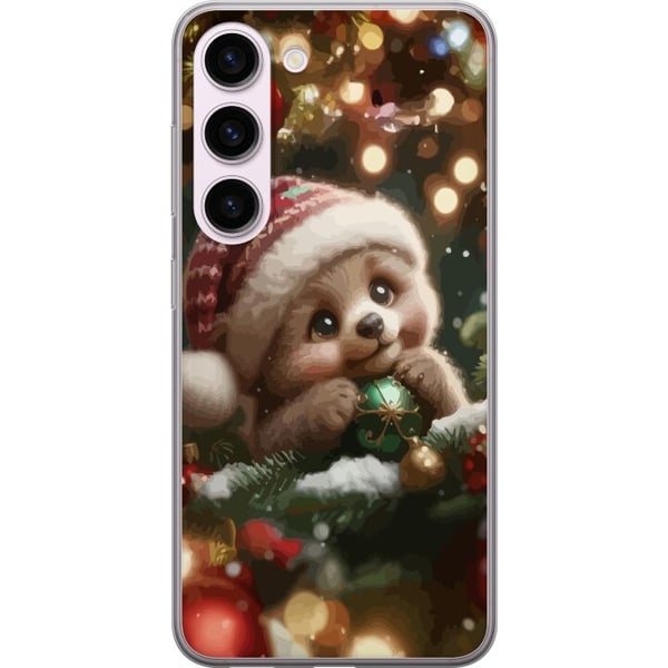 Kompatibel Mobilcover til Samsung Galaxy S23 Julesovende bjørn kugler sød bjørn hyggelige lys jul kawaii varm højtid sød vinter plakat Kompatibel Mobilcover til Samsung Galaxy S23 Julesovende bjørn kugler sød bjørn hyggelige lys jul kawaii varm højtid sød vinter plakat