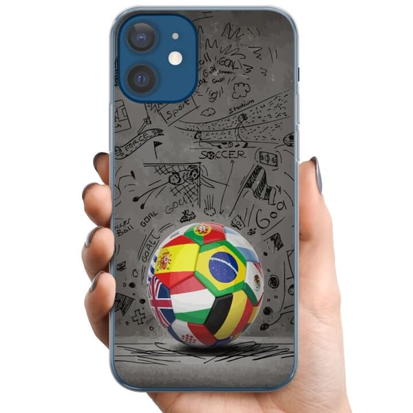 Kompatibelt Mobildeksel til Apple iPhone 12 Fotboll Världen