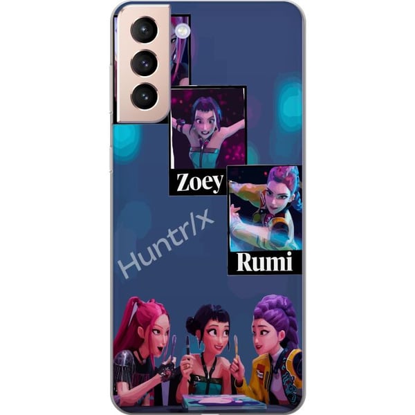 Kompatibelt Mobildeksel til Samsung Galaxy S21 K-pop Mira Zoey Rumi – Fargerike karakterer i futuristisk illustrasjon Kompatibelt Mobildeksel til Samsung Galaxy S21 K-pop Mira Zoey Rumi – Fargerike karakterer i futuristisk illustrasjon