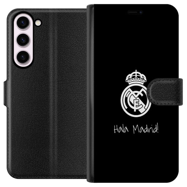 Kompatibel Tegnebogsetui til Samsung Galaxy S23+ Real Madrid Emblem Fotboll Stolthet Vit Guld Klubbmärke Kompatibel Tegnebogsetui til Samsung Galaxy S23+ Real Madrid Emblem Fotboll Stolthet Vit Guld Klubbmärke