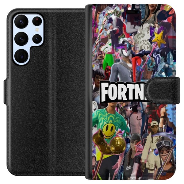 Kompatibelt Plånboksfodral till Samsung Galaxy S22 Ultra 5G Fortnite Kompatibelt Plånboksfodral till Samsung Galaxy S22 Ultra 5G Fortnite
