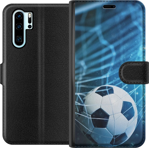 Kompatibel Tegnebogsetui til Huawei P30 Pro VM Fodbold 2018