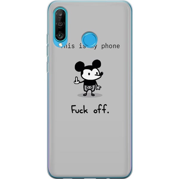 Kompatibel Mobilcover til Huawei P30 lite Kækt citat Fuck af trendtekst