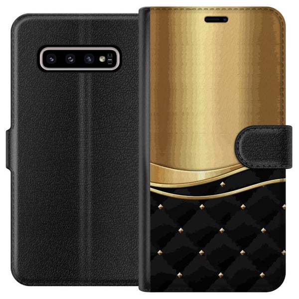 Kompatibel Tegnebogsetui til Samsung Galaxy S10+ Ekstravagant