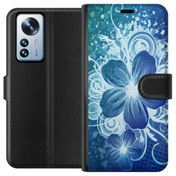 Kompatibel Tegnebogsetui til Xiaomi 12 Pro Blomst