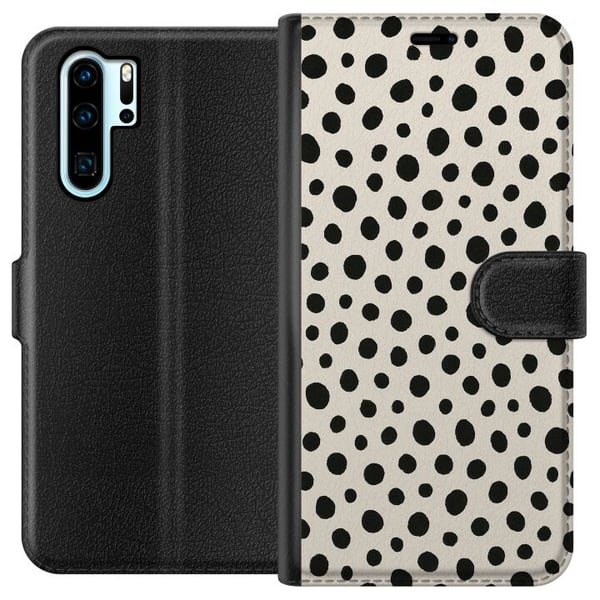 Kompatibel Tegnebogsetui til Huawei P30 Pro Dot Dance
