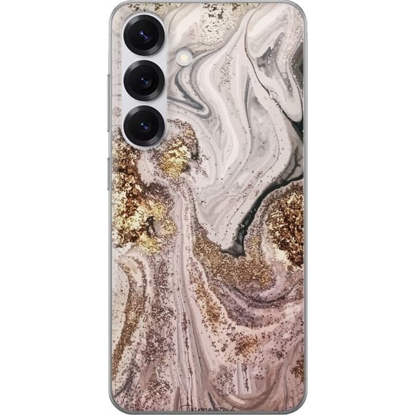 Kompatibelt Mobilskal till Samsung Galaxy S25 Beige marmor med guldglitter struktur elegant design med lyxig känsla perfekt för modern stil Kompatibelt Mobilskal till Samsung Galaxy S25 Beige marmor med guldglitter struktur elegant design med lyxig känsla perfekt för modern stil