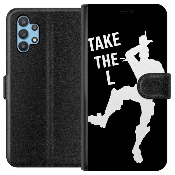 Kompatibelt Plånboksfodral till Samsung Galaxy A32 5G Fortnite Kompatibelt Plånboksfodral till Samsung Galaxy A32 5G Fortnite