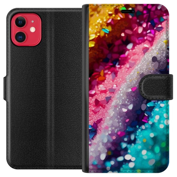 Kompatibel Tegnebogsetui til Apple iPhone 11 Glitter Kompatibel Tegnebogsetui til Apple iPhone 11 Glitter