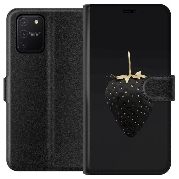 Kompatibelt Lommeboketui til Samsung Galaxy S10 Lite Luksuriøs Jordbær Kompatibelt Lommeboketui til Samsung Galaxy S10 Lite Luksuriøs Jordbær