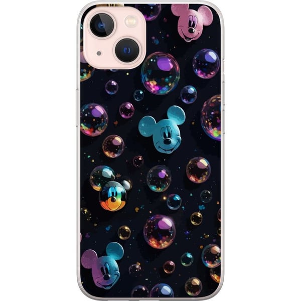 Yhteensopiva Puhelinkuori Apple iPhone 13 Musse Pigg Disney Bubblor Design Roligt Motiv Populär Yhteensopiva Puhelinkuori Apple iPhone 13 Musse Pigg Disney Bubblor Design Roligt Motiv Populär