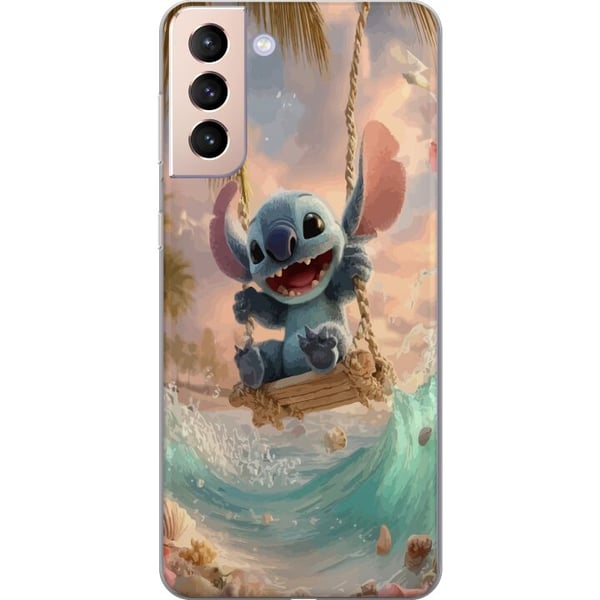 Yhteensopiva Puhelinkuori Samsung Galaxy S21 Disney Stitch keräilyhahmo sininen avaruusolento Yhteensopiva Puhelinkuori Samsung Galaxy S21 Disney Stitch keräilyhahmo sininen avaruusolento