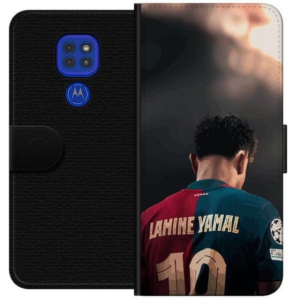 Kompatibel Tegnebogsetui til Motorola Moto G9 Play Lamine Yamal