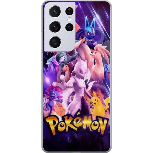 Kompatibelt Mobildeksel til Samsung Galaxy S21 Ultra 5G Pokemon Kompatibelt Mobildeksel til Samsung Galaxy S21 Ultra 5G Pokemon