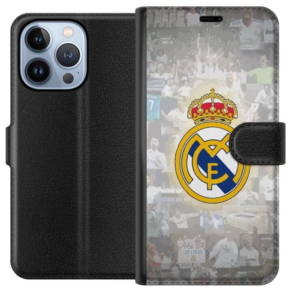 Yhteensopiva Lompakkokotelo Apple iPhone 13 Pro Real Madrid Yhteensopiva Lompakkokotelo Apple iPhone 13 Pro Real Madrid
