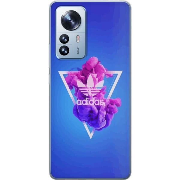Yhteensopiva Puhelinkuori Xiaomi 12 Pro Adidas-inspiroitunut sininen muotoilu - urheilullinen motiivi retro-vibeillä sinisissä sävyissä Yhteensopiva Puhelinkuori Xiaomi 12 Pro Adidas-inspiroitunut sininen muotoilu - urheilullinen motiivi retro-vibeillä sinisissä sävyissä