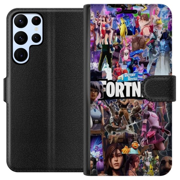 Kompatibelt Plånboksfodral till Samsung Galaxy S22 Ultra 5G Fortnite Kompatibelt Plånboksfodral till Samsung Galaxy S22 Ultra 5G Fortnite