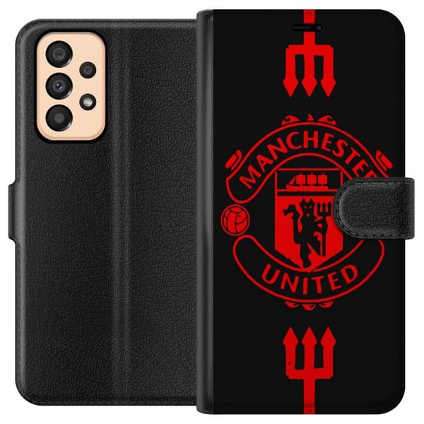 Yhteensopiva Lompakkokotelo Samsung Galaxy A33 5G ManchesterUnited Yhteensopiva Lompakkokotelo Samsung Galaxy A33 5G ManchesterUnited