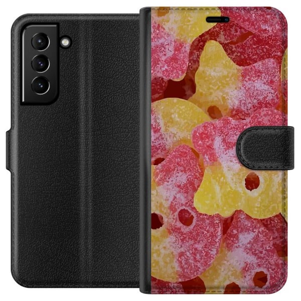 Kompatibelt Lommeboketui til Samsung Galaxy S21+ 5G BUBS Raspberry | Blueberry Kompatibelt Lommeboketui til Samsung Galaxy S21+ 5G BUBS Raspberry | Blueberry