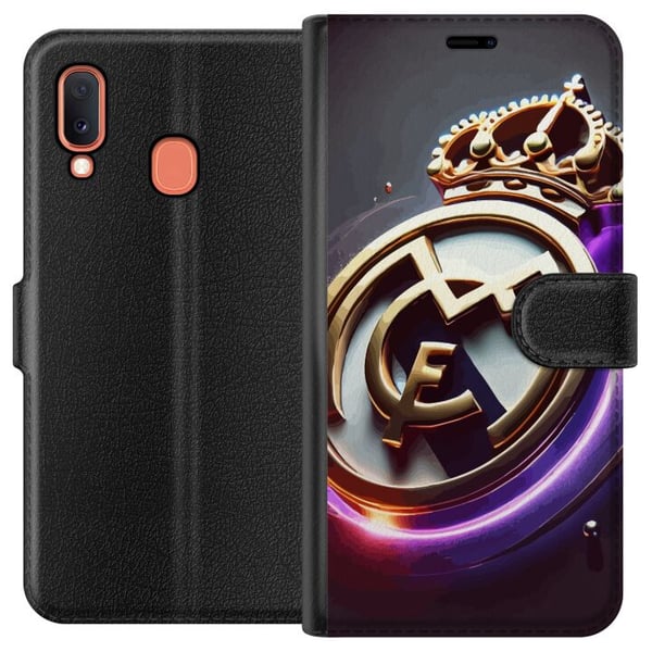 Yhteensopiva Lompakkokotelo Samsung Galaxy A20e Real Madrid CF