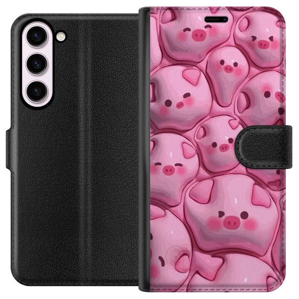 Yhteensopiva Lompakkokotelo Samsung Galaxy S23+ Puhuvia Sikoja