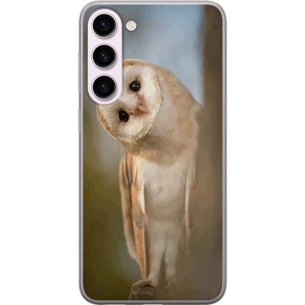 Kompatibel Mobilcover til Samsung Galaxy S23+ Uggla Nyfiken Blick Fågelmotiv Skog Natur Grafiskt Design Kompatibel Mobilcover til Samsung Galaxy S23+ Uggla Nyfiken Blick Fågelmotiv Skog Natur Grafiskt Design