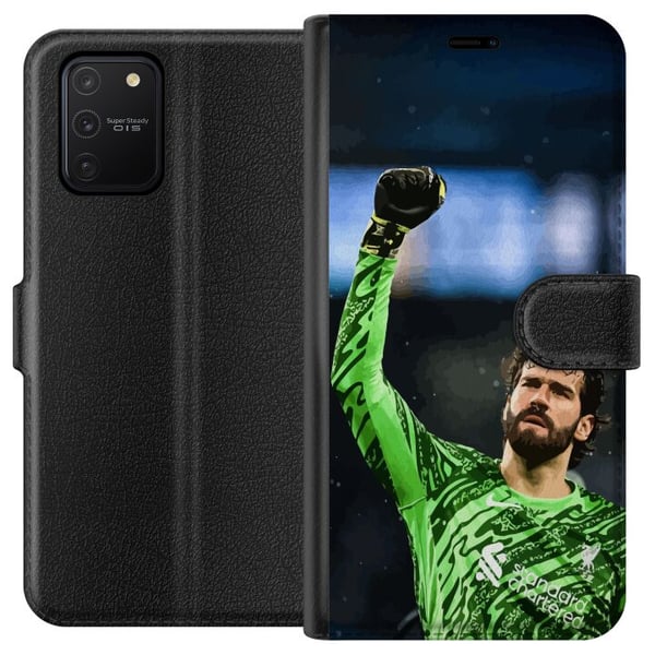 Kompatibelt Lommeboketui til Samsung Galaxy S10 Lite Alisson Liverpool Brasilias eneste målvakt på listen fotball keeper refleksrask stabil trygg og Kompatibelt Lommeboketui til Samsung Galaxy S10 Lite Alisson Liverpool Brasilias eneste målvakt på listen fotball keeper refleksrask stabil trygg og