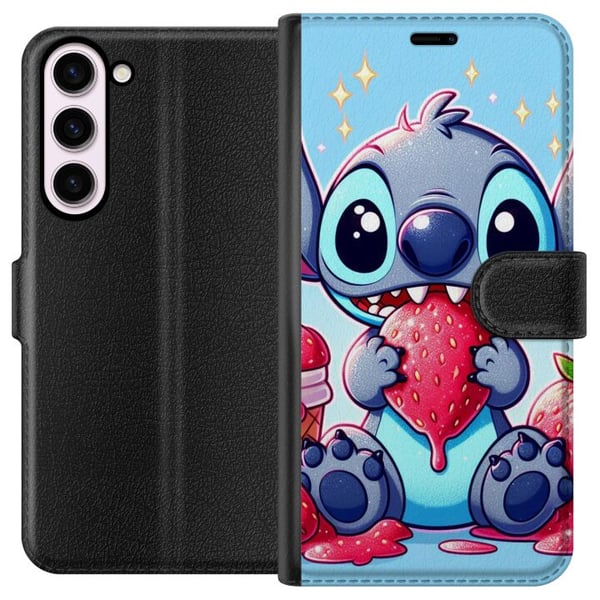 Kompatibel Tegnebogsetui til Samsung Galaxy S23+ Strawberry Stitch