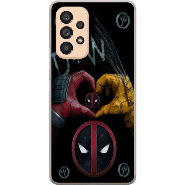 Kompatibel Mobilcover til Samsung Galaxy A53 5G Deadpool & Wolverine Kærlighed