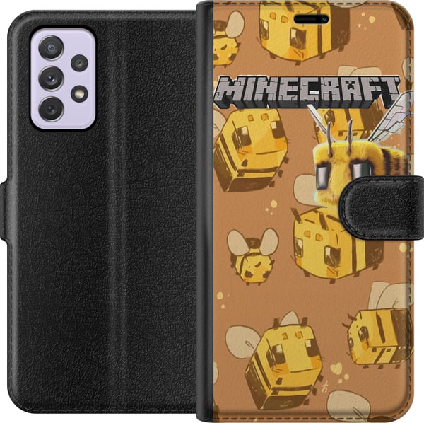 Yhteensopiva Lompakkokotelo Samsung Galaxy A52s 5G Minecraft Bi