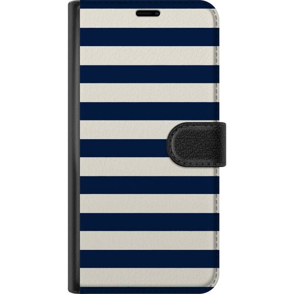 Yhteensopiva Lompakkokotelo Huawei P30 Pro Raidallinen laivastonsiniset raidat laivastonsininen valkoinen merihenkinen kuvio merellinen muoti inspira