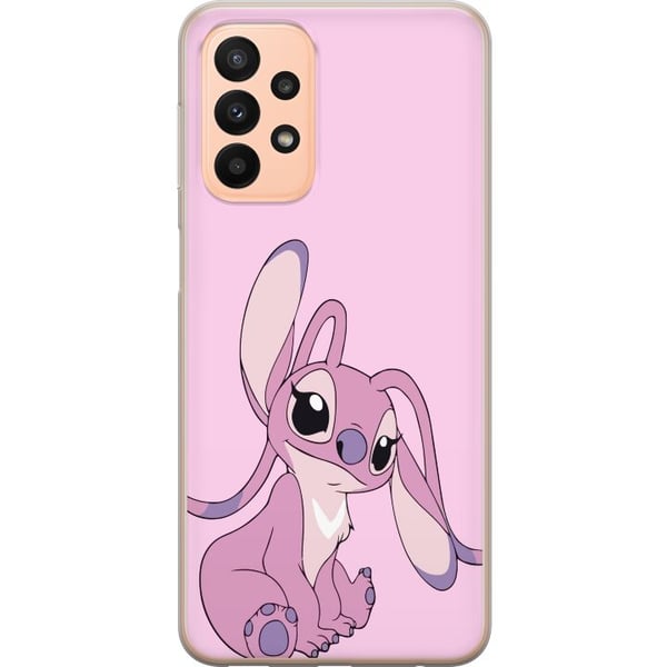 Kompatibel Mobilcover til Samsung Galaxy A23 Stitch lyserød
