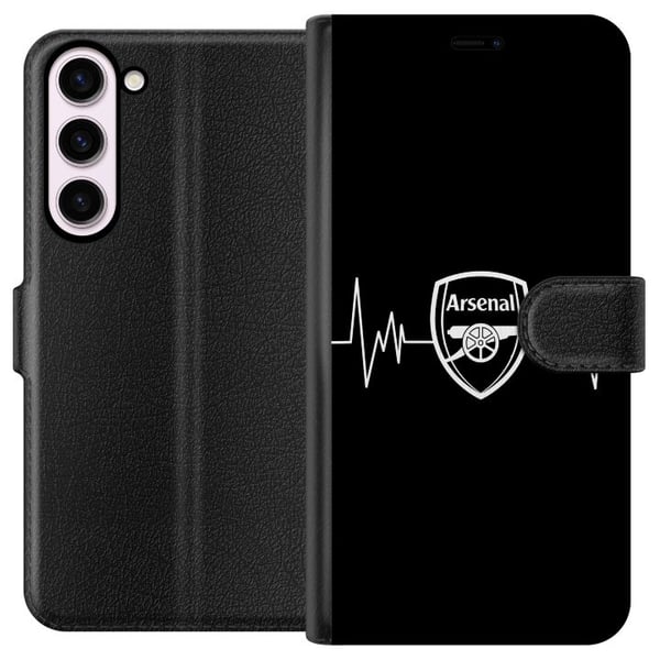 Kompatibel Tegnebogsetui til Samsung Galaxy S23+ Arsenal Kompatibel Tegnebogsetui til Samsung Galaxy S23+ Arsenal