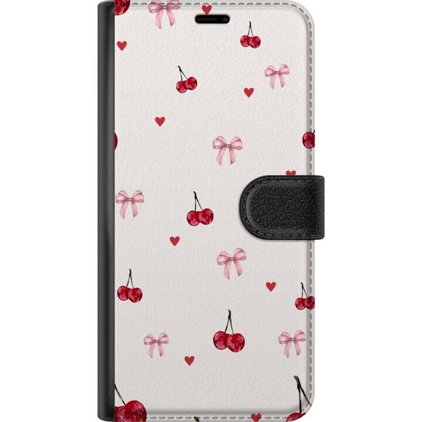 Kompatibelt Lommeboketui til Samsung Galaxy S10 Lite Kirsebærhjerter og sløyfer med kirsebær, rosa sløyfer og hjerter i et sjarmerende og søtt design