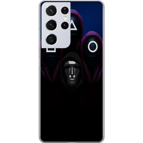 Kompatibelt Mobildeksel til Samsung Galaxy S21 Ultra 5G Squid Game Säsong 3 Nya Ikoner Populär Serie TV Motiv Kompatibelt Mobildeksel til Samsung Galaxy S21 Ultra 5G Squid Game Säsong 3 Nya Ikoner Populär Serie TV Motiv