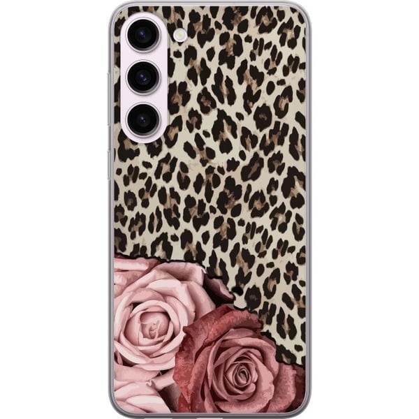 Kompatibelt Mobilskal till Samsung Galaxy S23+ Leopardrosor