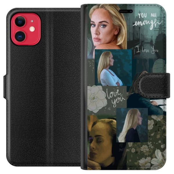 Kompatibel Tegnebogsetui til Apple iPhone 11 Adele Kompatibel Tegnebogsetui til Apple iPhone 11 Adele
