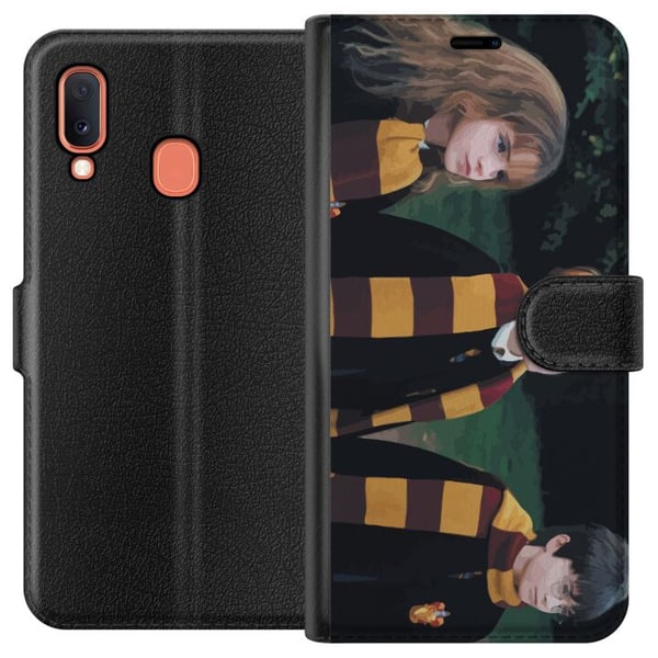 Kompatibelt Plånboksfodral till Samsung Galaxy A20e Harry Potter