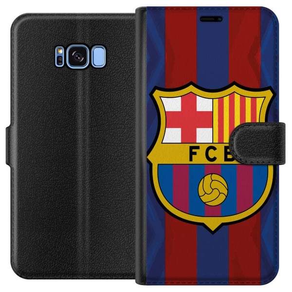 Kompatibelt Plånboksfodral till Samsung Galaxy S8 FCB Barcelona Kompatibelt Plånboksfodral till Samsung Galaxy S8 FCB Barcelona
