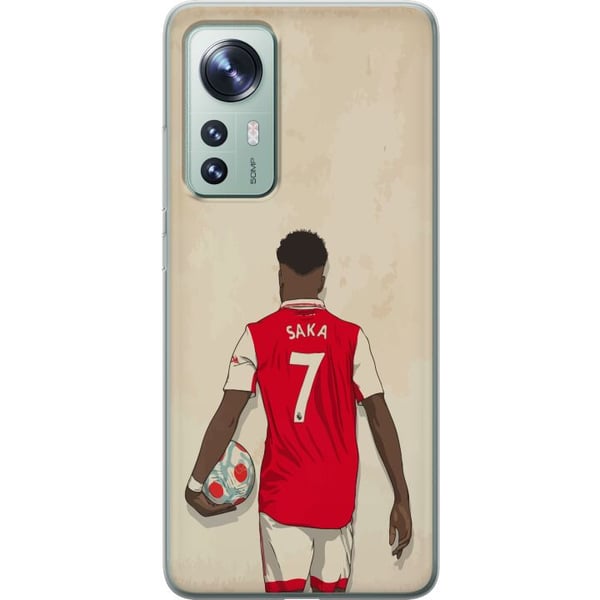 Kompatibelt Mobildeksel til Xiaomi 12 Saka Fotboll Arsenal FC Motiv Spelare Premier League
