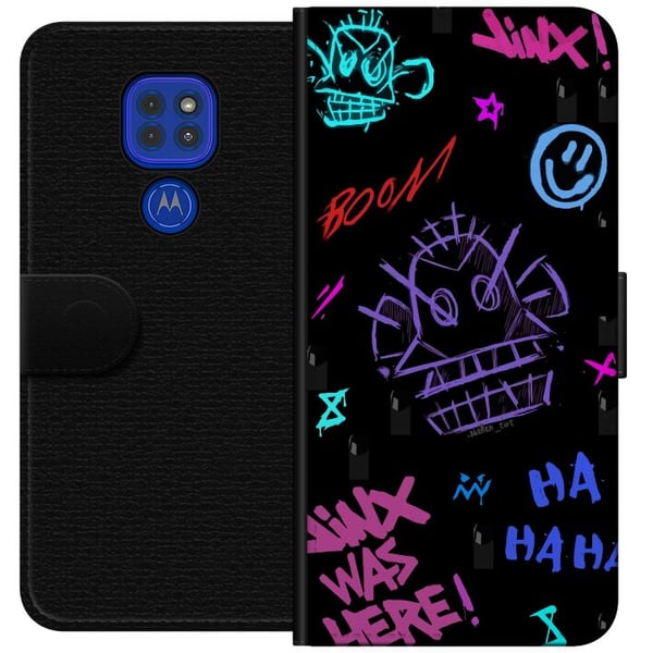 Kompatibel Tegnebogsetui til Motorola Moto G9 Play League of Legends