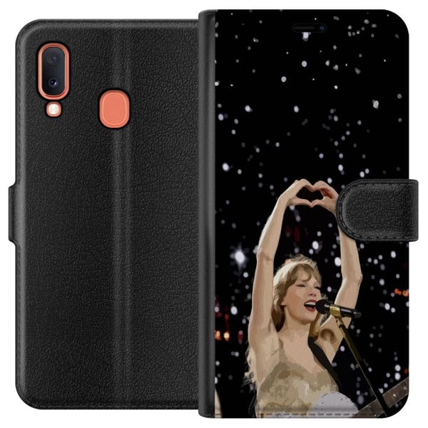 Kompatibelt Plånboksfodral till Samsung Galaxy A20e Taylor Swift Kompatibelt Plånboksfodral till Samsung Galaxy A20e Taylor Swift