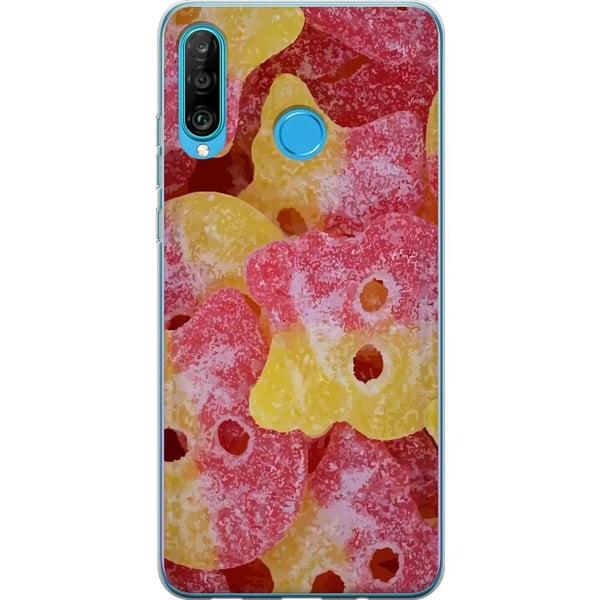 Kompatibelt Mobilskal till Huawei P30 lite BUBS Raspberry | Blueberry