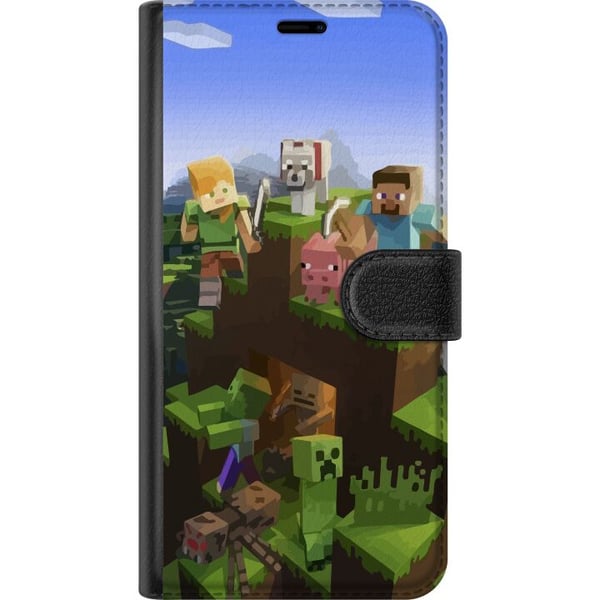 Kompatibelt Plånboksfodral till Samsung Galaxy S8 MineCraft