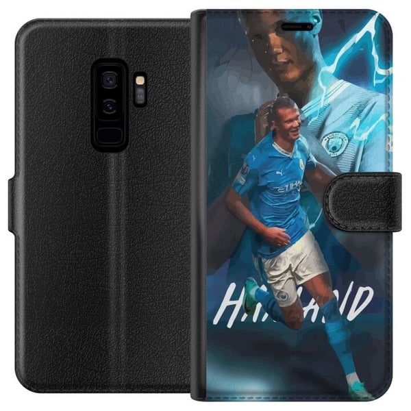 Kompatibelt Plånboksfodral till Samsung Galaxy S9+ Erling Haaland Kompatibelt Plånboksfodral till Samsung Galaxy S9+ Erling Haaland