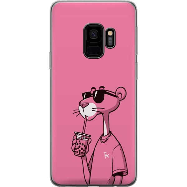 Kompatibelt Mobilskal till Samsung Galaxy S9 Pink Panter Drink Kompatibelt Mobilskal till Samsung Galaxy S9 Pink Panter Drink