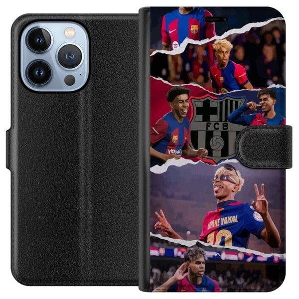 Yhteensopiva Lompakkokotelo Apple iPhone 13 Pro Yamal Jalkapalloilija Barcelona-tähti