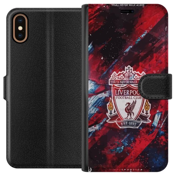 Kompatibel Tegnebogsetui til Apple iPhone XS Liverpool
