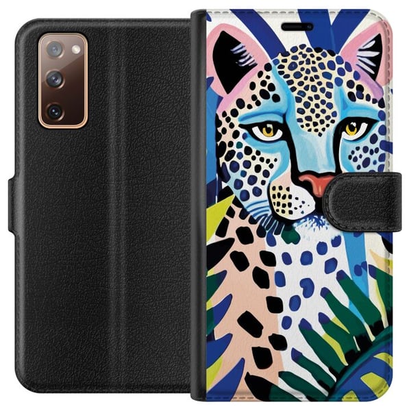 Kompatibelt Plånboksfodral till Samsung Galaxy S20 FE Vivid Leopard