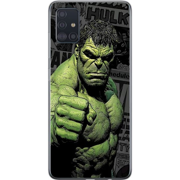 Kompatibelt Mobildeksel til Samsung Galaxy A51 Hulk-motiv i tegneseriestil, kraftfullt design med grønne nyanser for Marvel- og superheltfans Kompatibelt Mobildeksel til Samsung Galaxy A51 Hulk-motiv i tegneseriestil, kraftfullt design med grønne nyanser for Marvel- og superheltfans